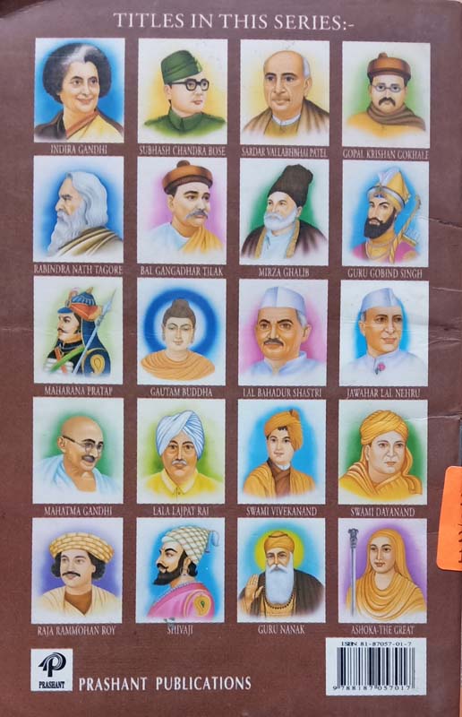 Bal Gangadhar Tilak (back)