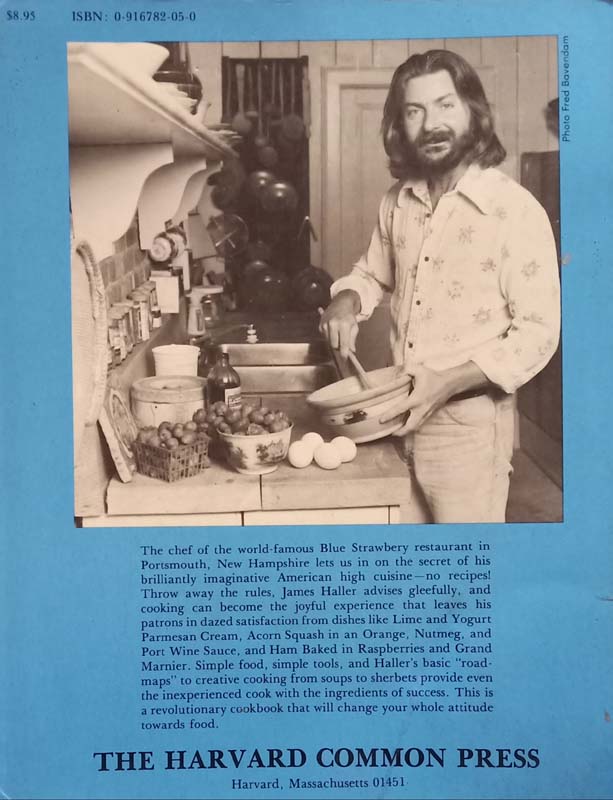 The Blue Strawbery Cookbook (back)