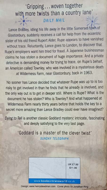 Dying To Tell (back)