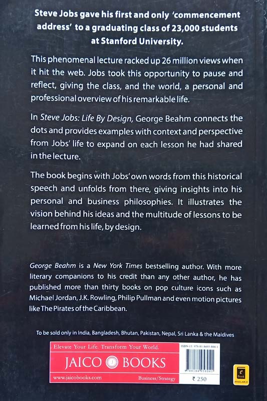 Steve Jobs (Life By Design) (back)