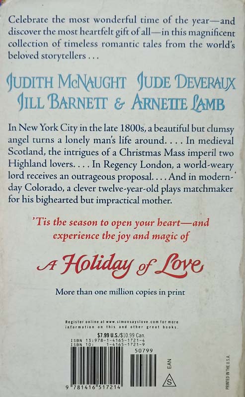 A Holiday Of Love : Miracles (back)
