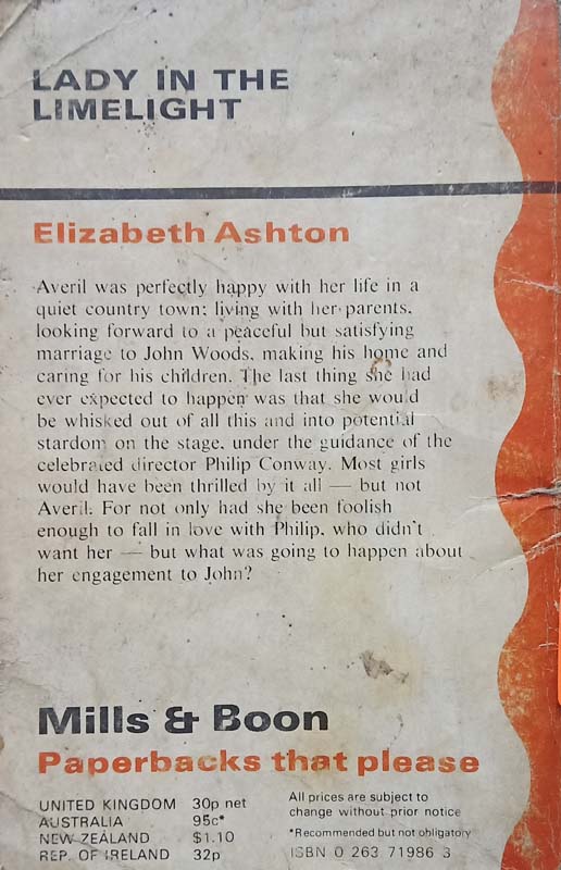 Lady In The Limelight (back)