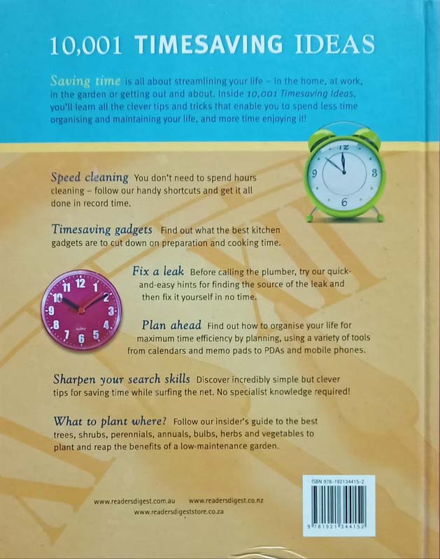10001 Time Saving Ideas (back)