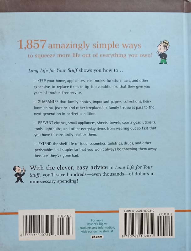 Long Life For Your Stuff (back)
