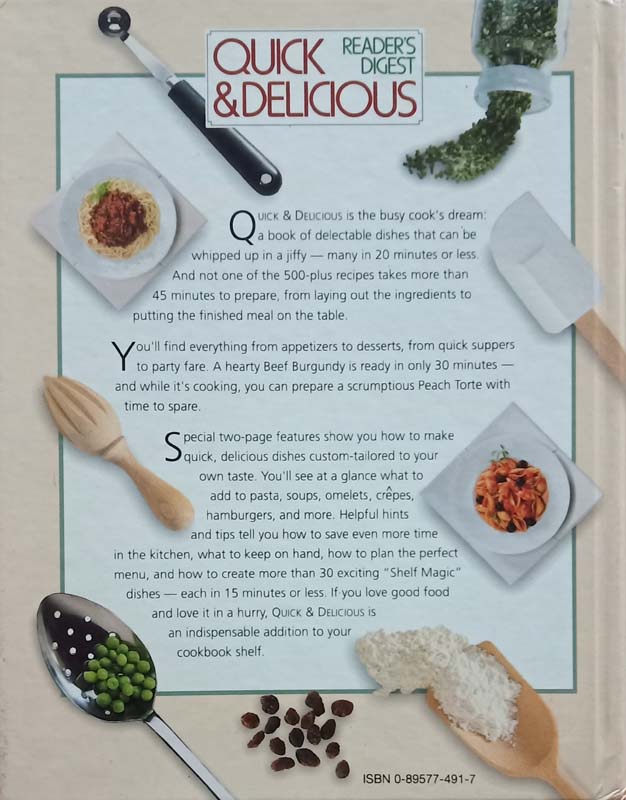 Quick & Delicious (back)