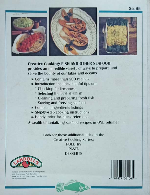 Creative Cooking Fish And Other Seafood (back)