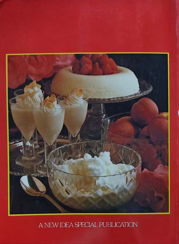 The Newidea Cookbook (back)