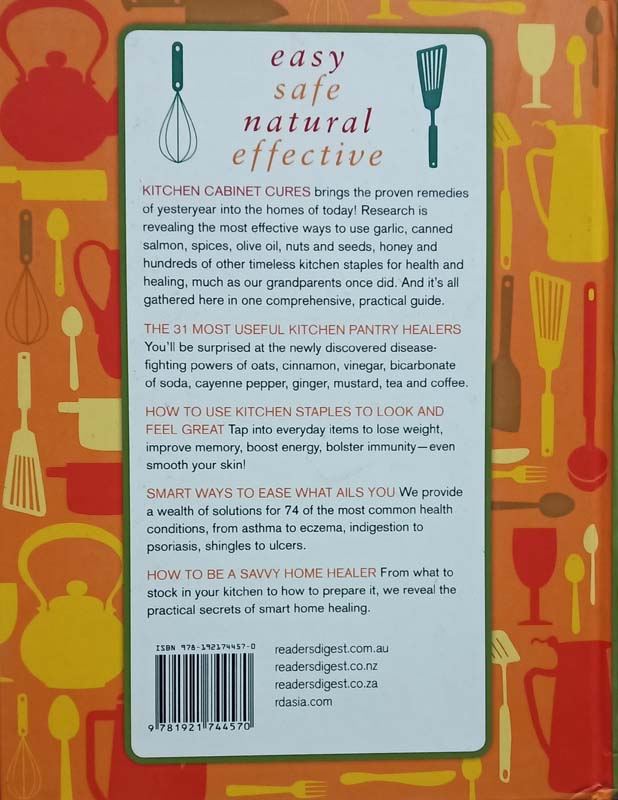 Kitchen Cabinet Cures( 1001 Homemade Remedies To Improve Your Health) (back)