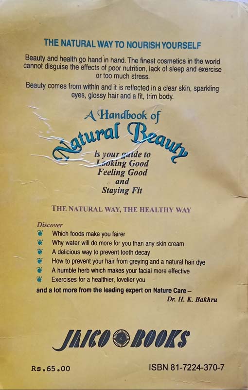 A Handbook Of Natural Beauty (back)