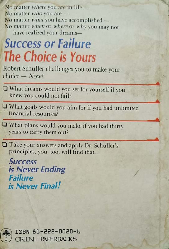 Success Is Never Ending Failure Is Never Final (back)