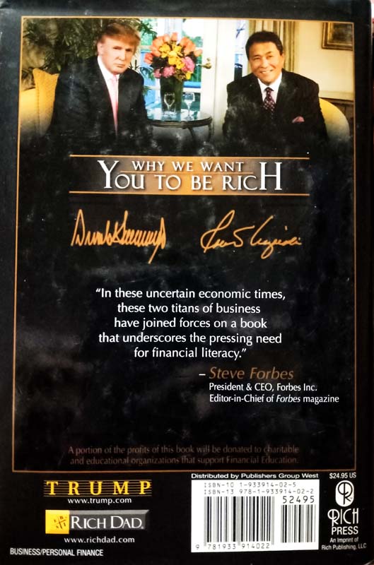 Why We Want You To Be Rich (Two Men One Message) (back)