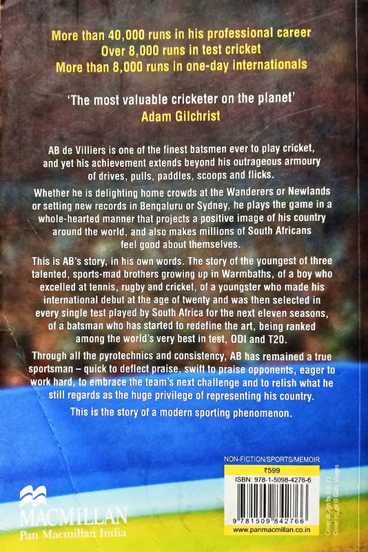 AB The Autobiography (back)