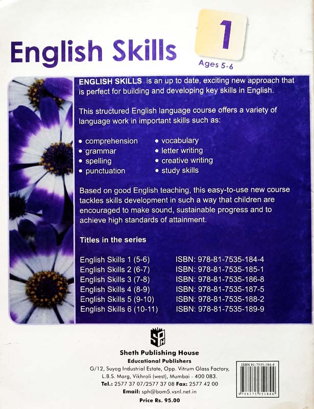 Folens English Skills 1 (back)
