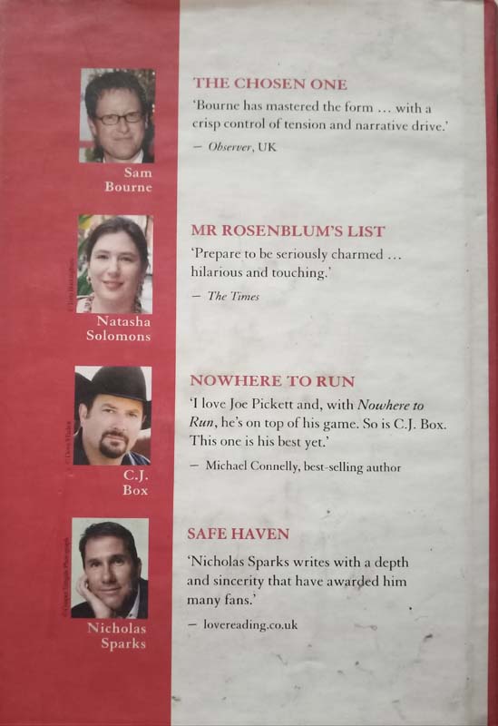 Select Editions : The Chosen One, Mr Rosenblum's List, Nowhere To Run, Safe Haven (back)
