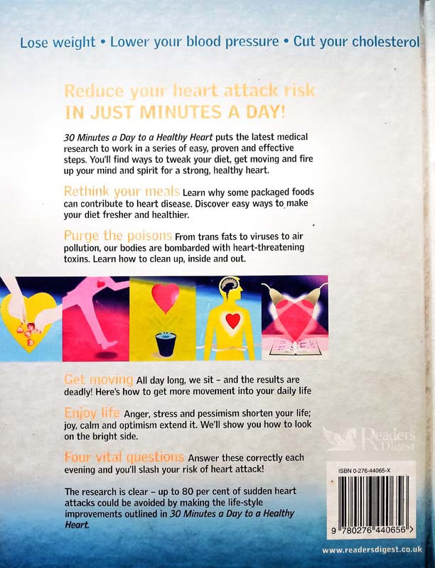30 Minutes A Day To A Healthy Heart (back)