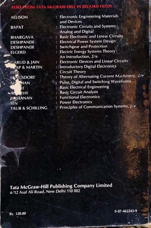 Electronic Devices And Circuits (back)