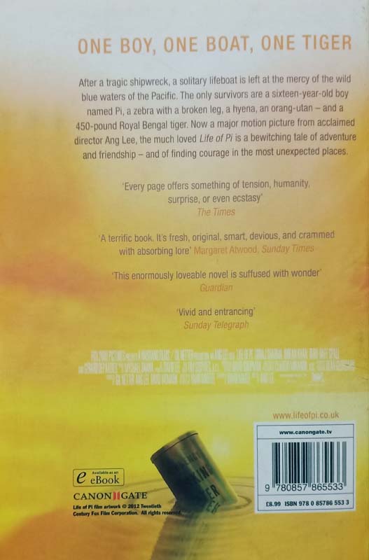 Life Of Pi (back)