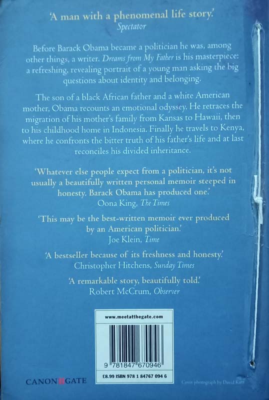 Dreams From My Father (back)